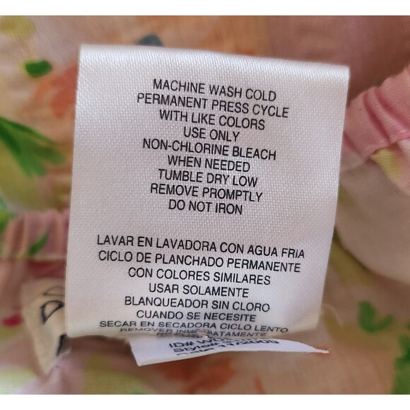 Celestial Dreams Housecoat Size XL Floral Short Sleeve Full Zip Grannycore Robe - Picture 6 of 6